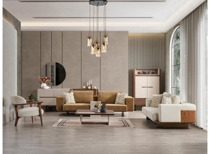 Luxury Sofa Set Sofa Set Sofas 4 3 1 Seater Fabric 3-piece Modern Set