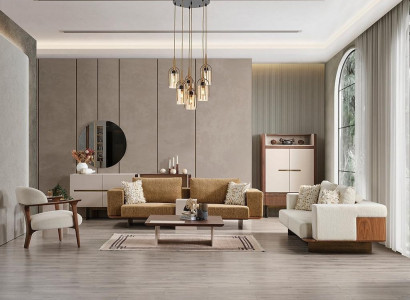 Luxury Sofa Set Sofa Set Sofas 4 3 1 Seater Fabric 3-piece Modern Set
