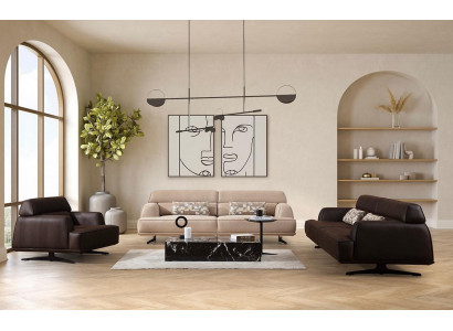 Luxury Sofa Set Sofa Set Sofas 3 3 1-Seater Armchair Modern Leather New