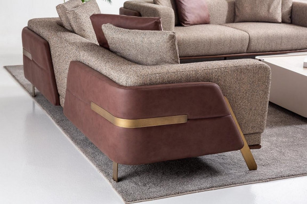 Luxury sofa set sofa set sofas 4 3 1 seater fabric modern side table