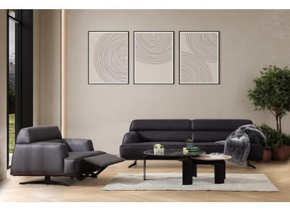 Luxury Sofa Set Sofa Suite Sofas 3 1 Seater Armchair Modern Leather New