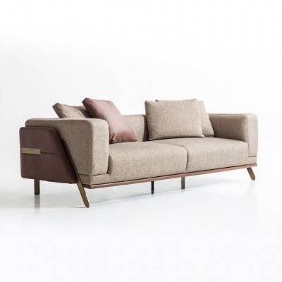 Luxury Sofa 4-Seater Sofas Modern Upholstered Sofas Textile Designer Couch New