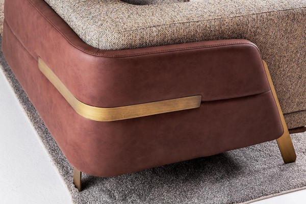 Luxury Sofa 4-Seater Sofas Modern Upholstered Sofas Textile Designer Couch New