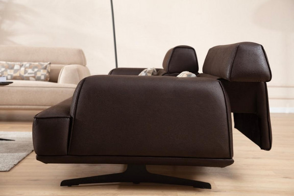 3-seater designer sofa couch upholstery sofas couches fabric leather new