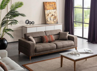 Luxury Living Room Sofa Three-Seater Couch Modern Design Upholstered Sofas