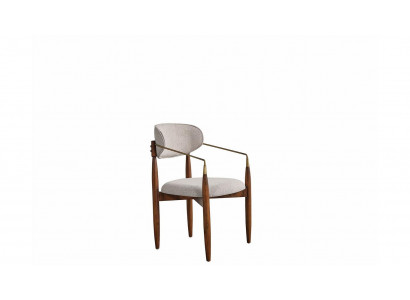 Perfect white kitchen chair luxury dining room furniture with brown legs