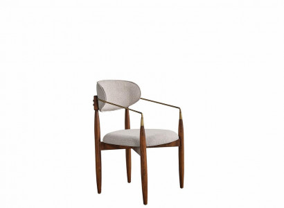 Perfect white kitchen chair luxury dining room furniture with brown legs