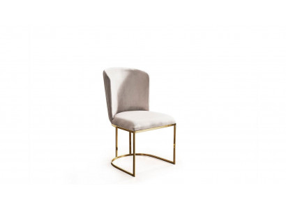 Chair Dining Chair Beige Kitchen Chair Armchair Luxury Modern Novelty