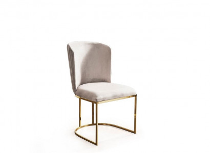 Chair Dining Chair Beige Kitchen Chair Armchair Luxury Modern Novelty