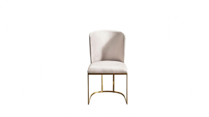 Chair Dining Chair Beige Kitchen Chair Armchair Luxury Modern Novelty