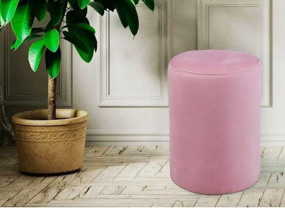 Pink stool luxurious ottoman modern style new seating living room