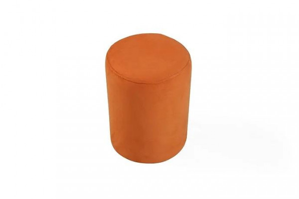 Orange-colored stool, new high-quality stool, textile, chipboard.