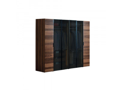 Modern bedroom wardrobe designer glass cabinet luxury furniture