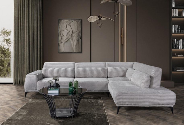 Stylish corner sofa L-shape luxury living room landscape sofas couches