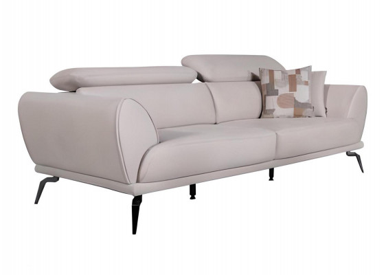 White living room 3-seater designer luxury couch modern seating furniture new