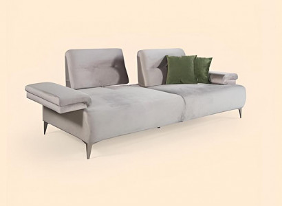 Light beige sofa designer 3-seater living room noble couches modern sofas
