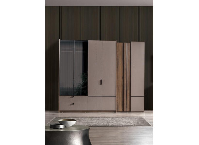 Beige wardrobe designer bedroom furniture modern decor