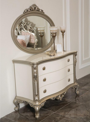 Luxury Dresser Furniture Sideboard Dressers Buffet with Mirror 2-piece Set New
