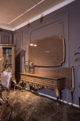Luxury console tables with mirror, luxury sideboard dresser buffet table