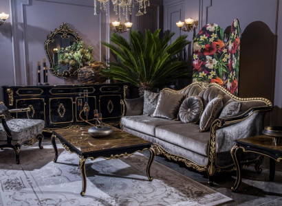 Sofa set sofa dresser side table coffee table armchair sofas set 5-piece.
