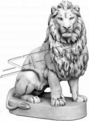 XXL Lion 135cm Garden Sculpture Statue Statues Sculptures Decor Figurines