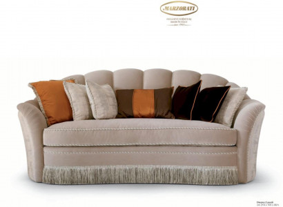 Two-seater sofa 2-seater sofas luxury living room fabric gray polyester