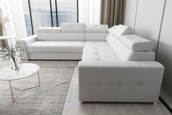 Living room textile leather luxury L-shaped modern corner sofa couch upholstery sofas new