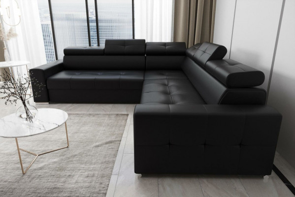 Living room textile leather luxury L-shaped modern corner sofa couch upholstery sofas new