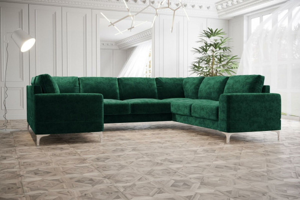 Living area upholstered corner sofa couch sofas new living room velvet corner sofa U-shape