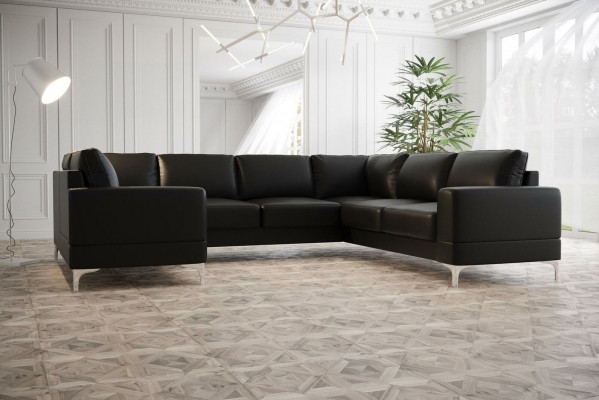 Living area upholstered corner sofa couch sofas new living room velvet corner sofa U-shape