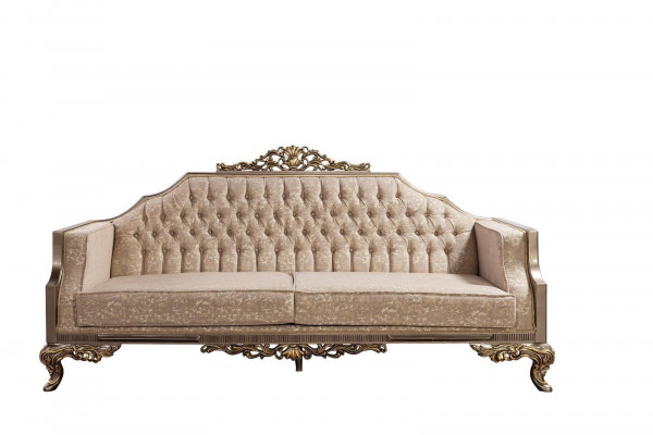 Chesterfield sofa set with coffee table sofa set upholstered furniture 5-piece.