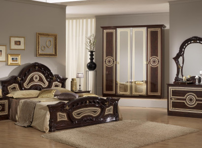 Design Bedroom 6-Piece Bedroom Complete Set Bed Nightstand Dresser New