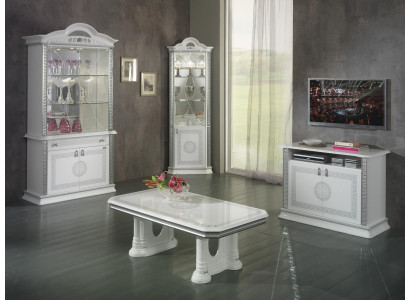 Complete dining room set table sideboard coffee table display cabinet set new