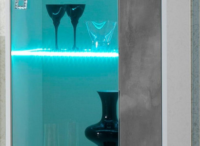 Modern showcase sideboard luxury display cabinet glass cupboard style furniture