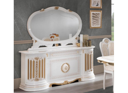 Classic sideboard dresser cabinet mirror XXL wardrobe Italian furniture