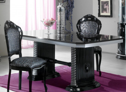 Classic dining table, living room tables, Italian furniture, wooden table 185/230cm