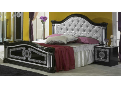 Bed 2x Nightstand 3-pc. Bedroom Set Design Luxury Bedroom Chesterfield