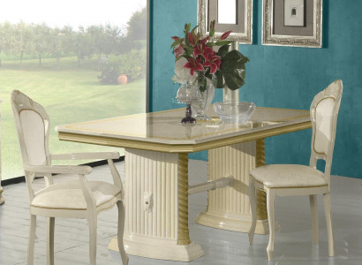 Style dining table real wood classical designer tables Italian furniture
