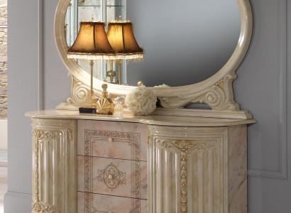 Mirror dresser cabinet dressers sideboard bedroom set wood modern style new