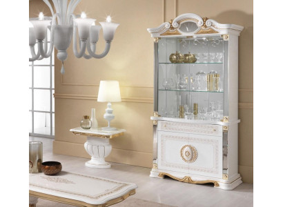 Italian Luxury Furniture Display Cabinet Sideboard Glass Design Cabinet