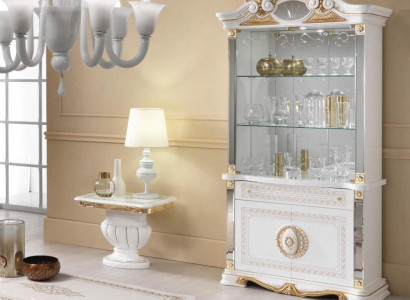 Italian Luxury Furniture Display Cabinet Sideboard Glass Design Cabinet