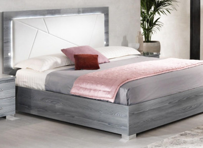 Bedroom 3-piece set Bed 2x Nightstand Console Beds Double Hotel Upholstery