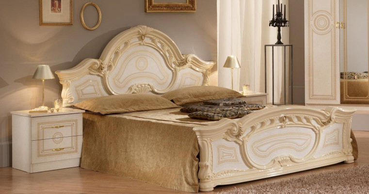 Bed 2x Nightstand 3-piece Bedroom Set Beds Furniture Chesterfield 160x200cm