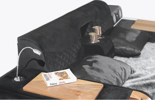 Bed with TV lift, television multifunction beds, double bed, bedroom