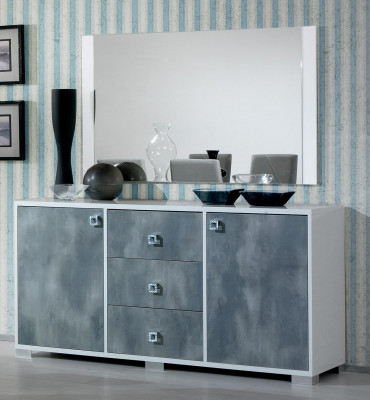 Modern dressers 2-piece set style: Modern dresser + mirror Italian furniture