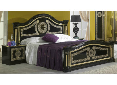 Bed Pillow Design Luxury Wood Double Hotel Beds Matrimonial Sleep Room Textile Gold