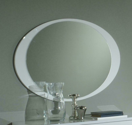 Classic Mirror Luxury Console Bedroom Style Modern Oval Glass Mirror