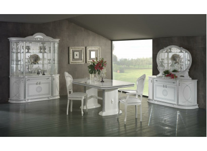 Mirror, sideboard, dining table, display cabinet, upholstery suite, kitchen, living room, dining room