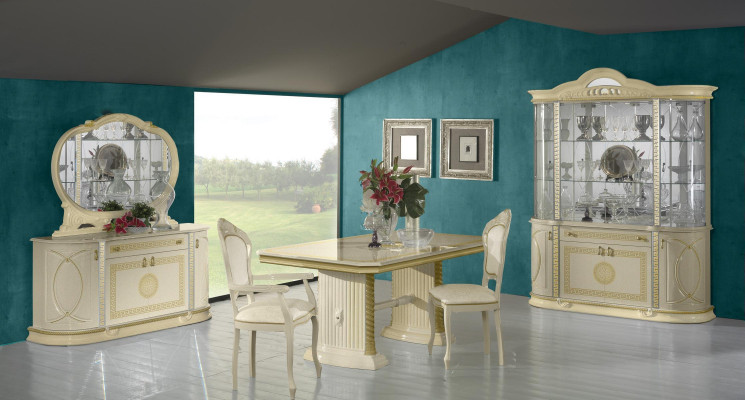 Dining room set showcase dining table suite table group 4-piece set complete baroque