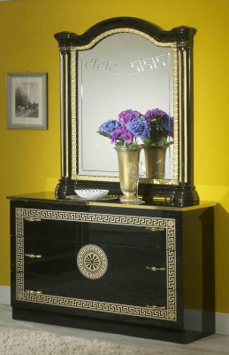 Mirror dresser cabinet dressers sideboard bedroom set wood modern style new